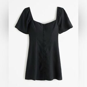 NWT Abercrombie & Fitch Women's
Linen-Blend Button-Through Mini Dress